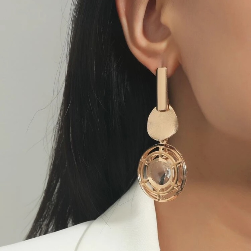 Circular Reasoning Drop Earrings - Picture 1 of 2